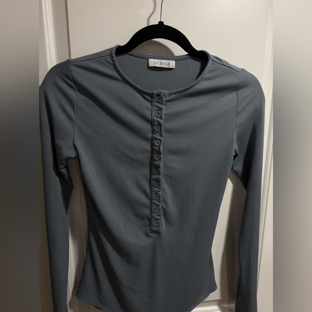 de base ribbed body suit